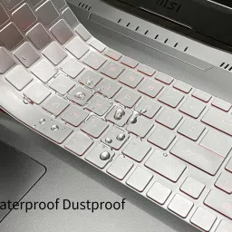 Saco Keyboard Cover for 2024 MSI A15 & A17 AI | MSI Cyborg 15 & 15 AI Laptop MSI Crosshair 16 HX| MSI Sword 16 HX| MSI Pulse 16 AI | MSI Stealth 16 AI Studio Keyboard Skin image 4