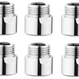 Stainless Steel Extension Nipple 1.5Inch- (Pack Of 10) Faucet Mount-picture-34