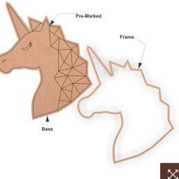 DIY Wooden Unicorn Mosaic Puzzle Kit-image-68