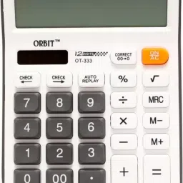 Orbit ot-333 Large LED Display With Soft Keys BasicCalculator-15