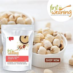 first weaning Makhana and Oats Combo pack, porridge mix enriched with dry fruits, 100g each Cereal image 2