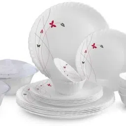 Pack of 31 Opalware Dazzle Lush Fiesta 31 Pcs Dinner Set-16