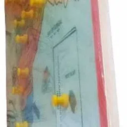 Indian wooden map puzzle with plastic knobs-20