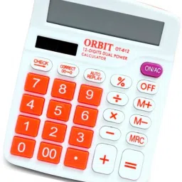 New Multifuctional 12 Digit Dual Power Basic Calculator With LCD Display Orbit Basic Calculator-image-64