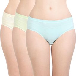 bodycare Pack of 3 Women Hipster Multicolor Panty-picture-5