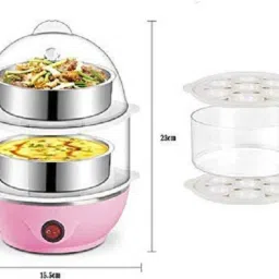 golden bucket Double Layer Electric Egg Boiler EGG Egg Cooker EGG BoILER Egg Cooker (14 Eggs) Egg Cooker image 2