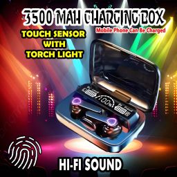 crecro M19 bluetooth earbuds headset wireless earphone 5.3 LED Display M10 Q257 Smart Headphones-image-78