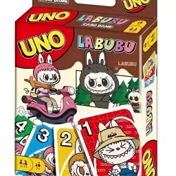 UNO Labubu Card Game, Special Edition Cards with Cartoon Characters, Family Game-picture-0