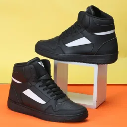 Faster Casual Sports Gym Training Hip-Hop Hi-Top Comfort Stylish Shoes Sneakers For Men-image-24