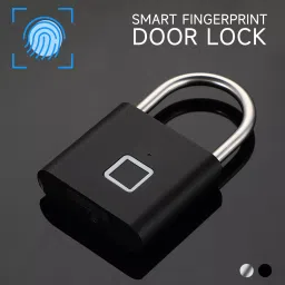 Dizaa Keyless Rechargeable Fingerprint Padlock Rechargeable Keyless Anti-theft Security Smart Door Lock-31