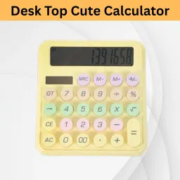 Desktop Calculator, 12-Digit Large LCD and Large Buttons for Office, Homes I407 Basic Calculator-image-98