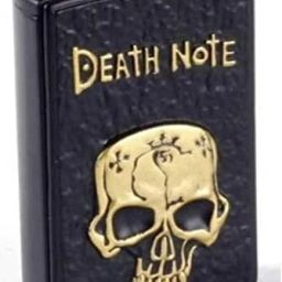 STYLISH METAL BODY BLACK COLOUR SKULL PRINTED JETFLAME REFILLABLE Pocket Lighter-18