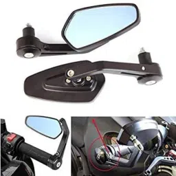 Manual Rear View Mirror, Blind Spot Mirror, Dual Mirror For Universal For Bike Universal For Bike-6