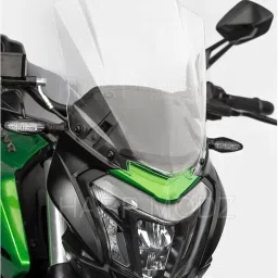 DOMINAR TOURING VISOR 250 400 CLEAR WHITE Bike Windshield-image-9