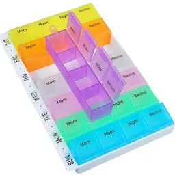 7 DAYS QID 7 DAY TABLET ORGANIZER Pill Box-15