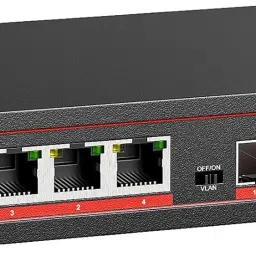 RAMEX 2.5G Unmanaged Multi-Giga Switch 4 x 2.5G Base-T Ports & 2 10G SFP Uplink Port 4 Ports 1000 Mbps Network Switch-0