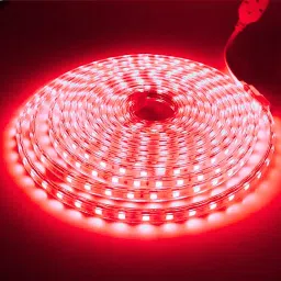 1200 LEDs 5 m Red Steady Strip Rice Lights-23