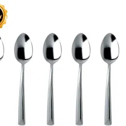 Set of 6 Premium 8-Inch Stainless Steel Spoons | Durable & Corrosion-Resistant Stainless Steel Table Spoon Set-image-84