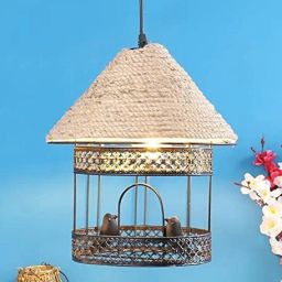 Bird Cage Wire Hanging Pendant Ceiling Lamp For Home Decoration Kitchen hall railing fancy light cluster lighting Modern Living Rooms, Bedroom, Hall, Indoor Outdoor Chandelier Ceiling Lamp-image-77