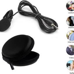 fitup ™ Collar Microphone for Recording YouTube/Instagram/Live Streaming for iPhone/Android ( 1.Meter ) Microphone image 2