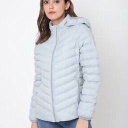 Quilted Down Jacket with Insert Pockets-image-29