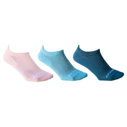 Adult Tennis Socks Low Ankle x3 - RS160 Pink/Turquoise/Sky Blue-image-11