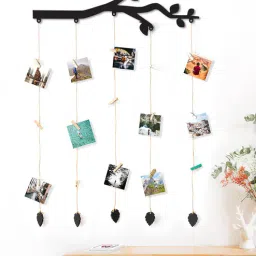 art street Single Pc Alys Black Jute Clip Photo Frames-picture-4