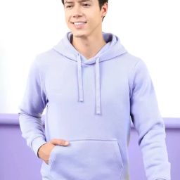 Men Full Sleeve Solid Hooded Sweatshirt-image-77