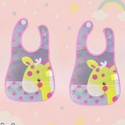 Baby Bibs – Waterproof & Washable Bib Set for Infants | Pack Of 2 |-picture-20