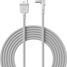 Portronics USB Type C Cable 3 A 2 m Konnect L with Data Sync, Nylon Braided, Tangle Resistant, Fast Charging Cable-22