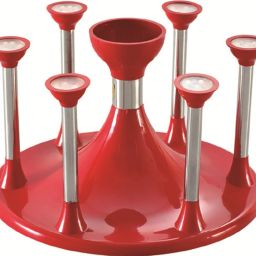 NEW ELEGANT GLASS STAND A-333 Stainless Steel, Plastic Glass Holder-image-7