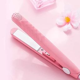 DiagonAlley Mini Straightner Hair Straightener (Pink) Hair Straightener-image-4