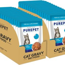 Real Chicken Liver and Chunks of Chicken 1.5 kg (30x0.05 kg) Wet Adult Cat Food-picture-47