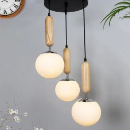 homesake Globe Froster Glass & Metal Cluster Hanging Light-picture-33