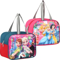 Best Quality 3D PRINCESS & FIROZAN School Office Picnic Unisex Tiffin bag Waterproof Lunch Bag-image-35