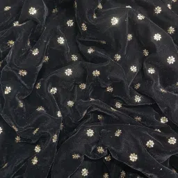 Unstitched Velvet Multi-purpose Fabric Embroidered-image-62