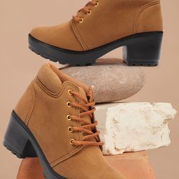 krafter Latest Collection Casual Boots For girls High heel Partywear Shoes For Ladies Boots For Women-picture-40