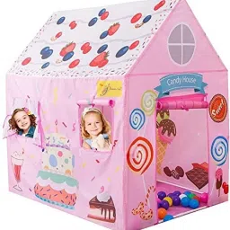 Jumbo Size Extremely Light Weight , Water Proof Kids Play Tent House for 3 Year Old Girls and Boys (PANDA)-image-1