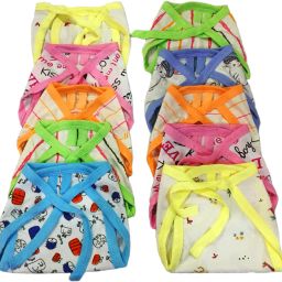 Cotton Diapers/Langot Washable and Reusable Nappies (0-6 Months) (Pack of 10)-22