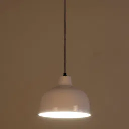 craftter Mystic 11 Inch White White Dome Pendant Hanging Light-picture-38