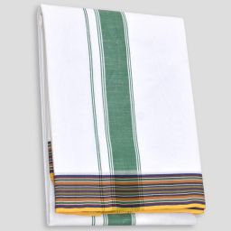 TUNI MANI Thillana Vari Panchakacham 9x5 Dhoti, Polycotton (4.0mtr Dhoti, 2.25mtr Towel) Men Dhoti-image-80
