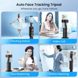 Avedia Auto Face Tracking Phone Holder 360° Rotation Face Body Phone Tracking Tripod Single Gimbal for Mobile image 5