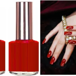 Long Lasting & Vibrant Nail Polish Combo TOMATO RED-15