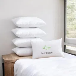 Luxury Microfibre Solid Sleeping Pillow Pack of 5-image-28