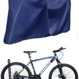 Cycle Cover Plain Blue For Comet Fshox Ddb 26T Multis Bicycle Cover Free Size-18
