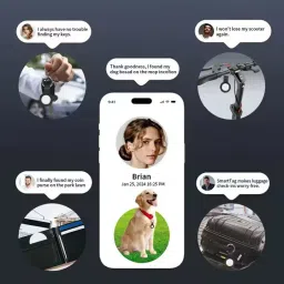 caiden Smart Tag Item Finder for Keys, Wallets, Luggage, Pets (Only for iOS) Location Smart Tracker image 5