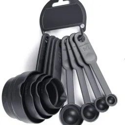SET of 8 Measuring Spoons Plastic Measuring Spoon Set-image-33