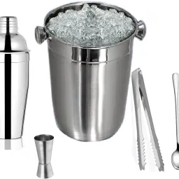 Bar Set of Beginner's Bartender Kit| Martini Cocktail Shaker Set| 5 - Piece Bar Set-13