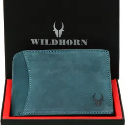 Men Casual Blue Genuine Leather RFIDWallet - Mini-image-61