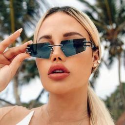 UV Protection Rectangular, Cat-eye Sunglasses (Free Size)-picture-23